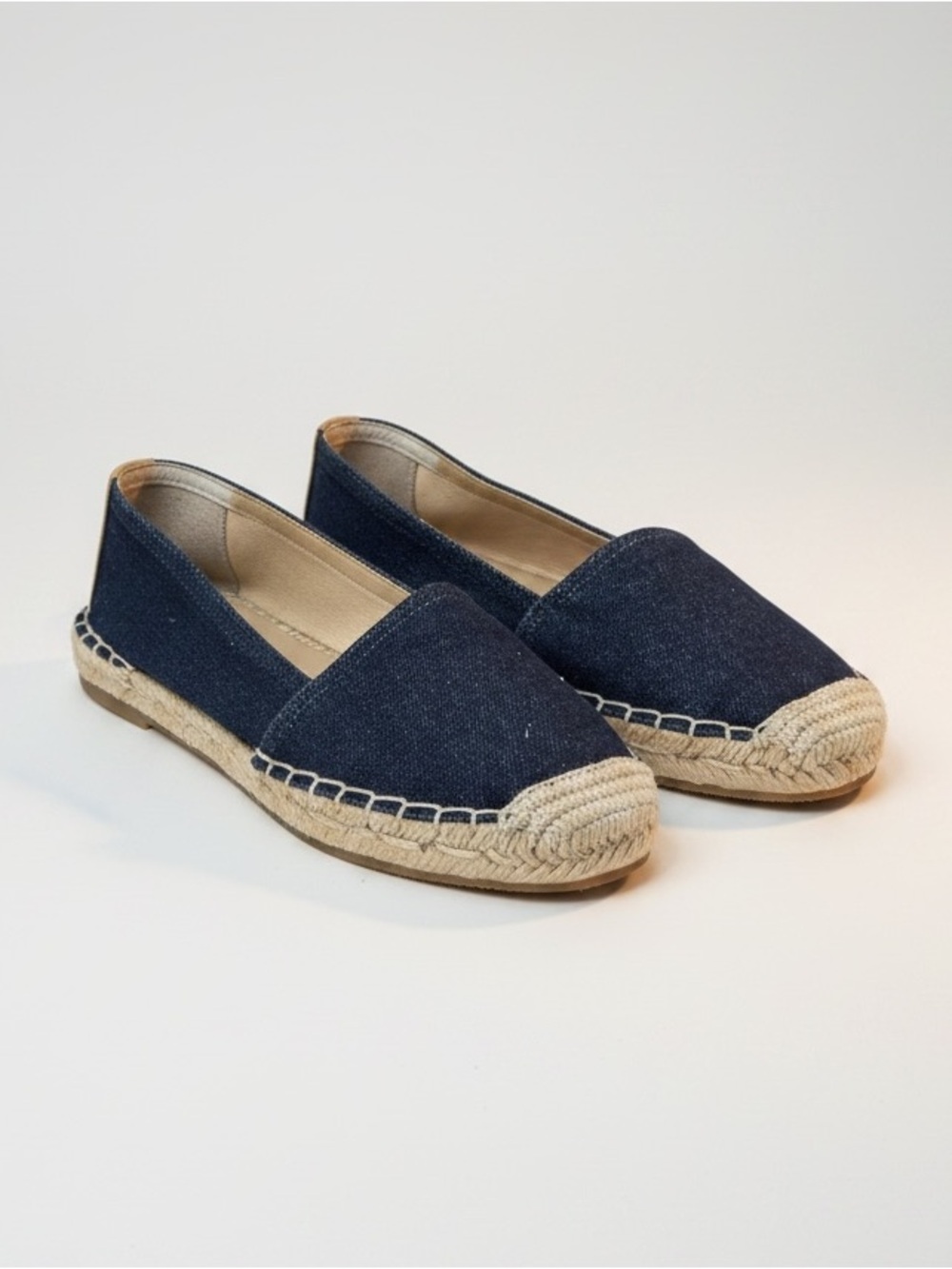 Franco Sarto Denim Whip Espadrille Flats